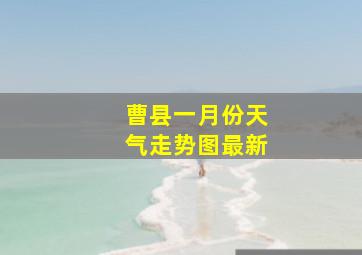 曹县一月份天气走势图最新