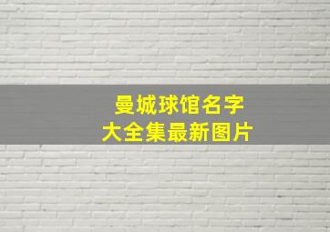 曼城球馆名字大全集最新图片