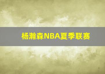 杨瀚森NBA夏季联赛