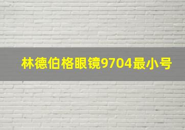 林德伯格眼镜9704最小号