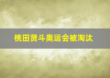 桃田贤斗奥运会被淘汰