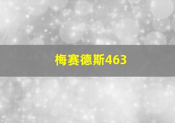 梅赛德斯463