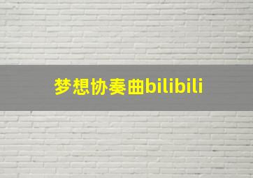 梦想协奏曲bilibili