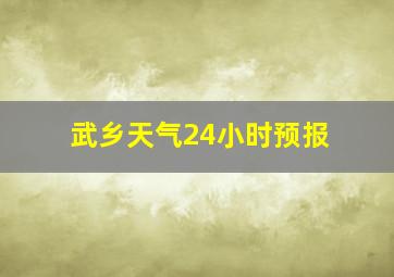 武乡天气24小时预报