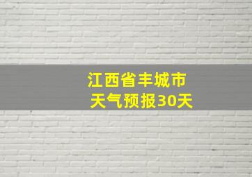 江西省丰城市天气预报30天