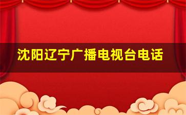 沈阳辽宁广播电视台电话