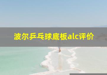 波尔乒乓球底板alc评价