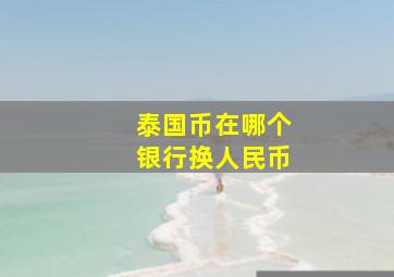 泰国币在哪个银行换人民币