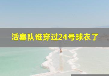 活塞队谁穿过24号球衣了