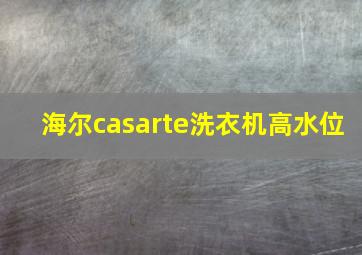 海尔casarte洗衣机高水位