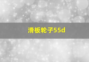 滑板轮子55d