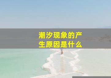 潮汐现象的产生原因是什么