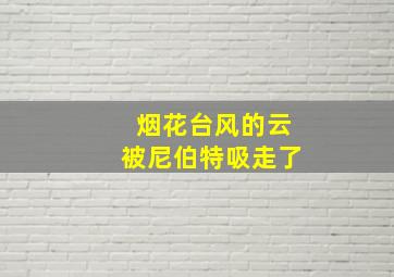 烟花台风的云被尼伯特吸走了