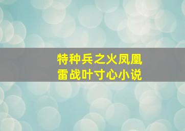 特种兵之火凤凰雷战叶寸心小说