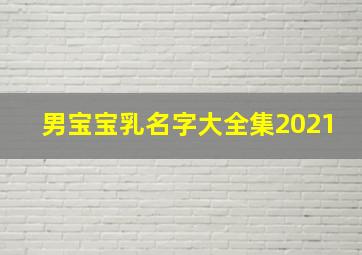 男宝宝乳名字大全集2021