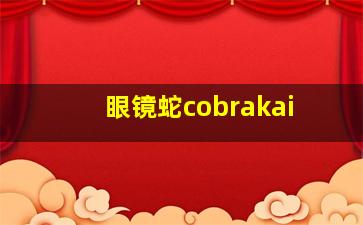 眼镜蛇cobrakai