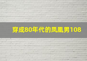 穿成80年代的凤凰男108