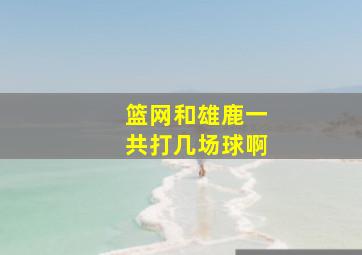 篮网和雄鹿一共打几场球啊