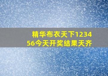 精华布衣天下123456今天开奖结果天齐