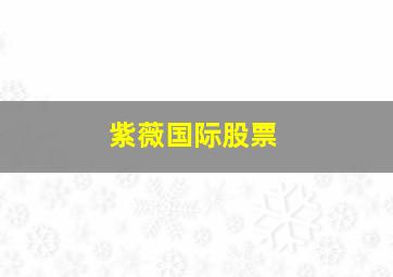 紫薇国际股票