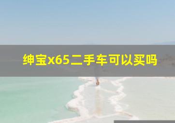 绅宝x65二手车可以买吗