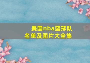 美国nba篮球队名单及图片大全集