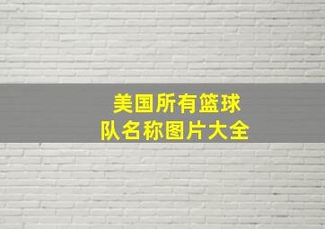 美国所有篮球队名称图片大全