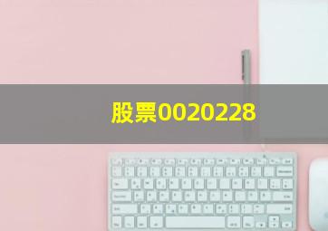 股票0020228