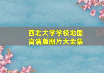 西北大学学校地图高清版图片大全集