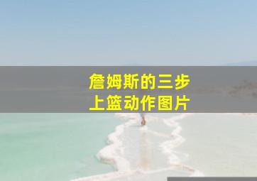 詹姆斯的三步上篮动作图片