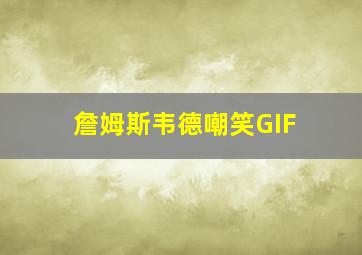 詹姆斯韦德嘲笑GIF