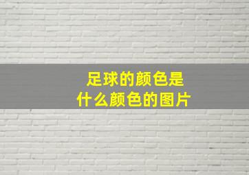 足球的颜色是什么颜色的图片