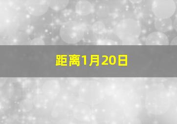 距离1月20日