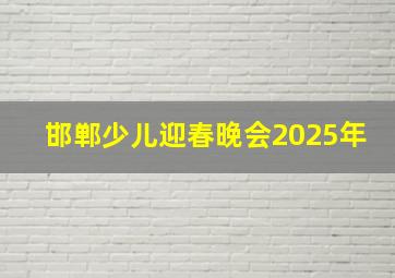 邯郸少儿迎春晚会2025年