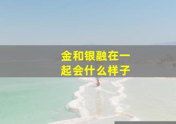 金和银融在一起会什么样子