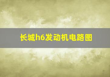 长城h6发动机电路图