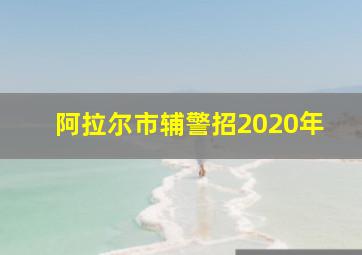 阿拉尔市辅警招2020年