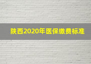 陕西2020年医保缴费标准