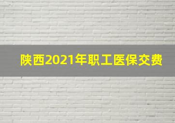 陕西2021年职工医保交费