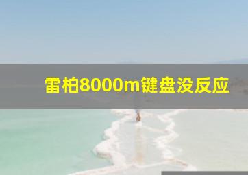 雷柏8000m键盘没反应