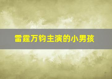 雷霆万钧主演的小男孩