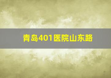 青岛401医院山东路