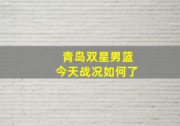 青岛双星男篮今天战况如何了