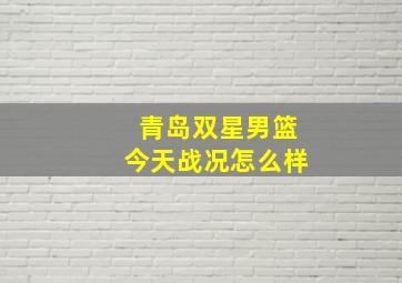 青岛双星男篮今天战况怎么样