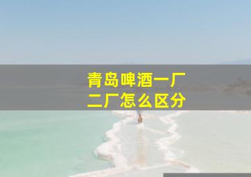 青岛啤酒一厂二厂怎么区分