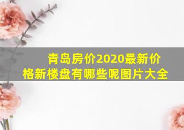 青岛房价2020最新价格新楼盘有哪些呢图片大全